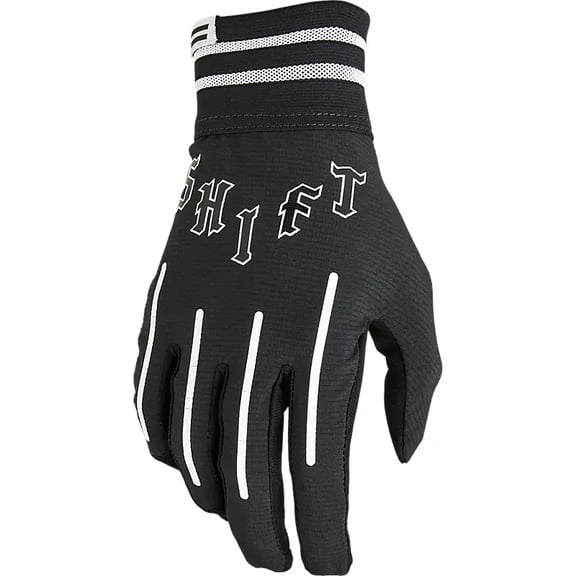 Shift White Label Flare Gloves (Small, Black/White)