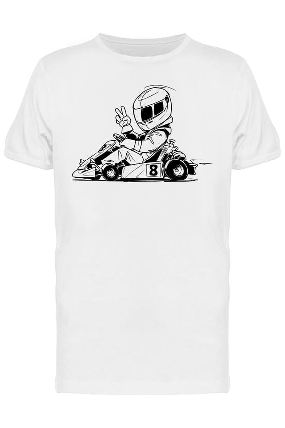 Shifter Kart Racer Design T-Shirt Men -Image by Shutterstock, Male Small
