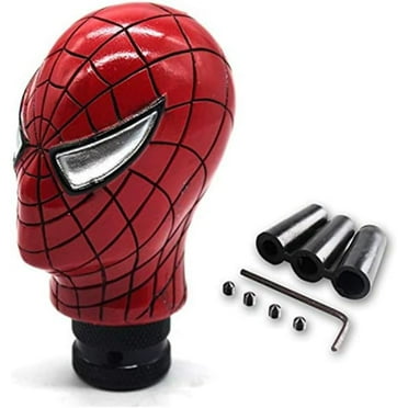Shifter knob Spider Super Man Red Black Universal Manual Car Shifter Stick Head Car Accessories
