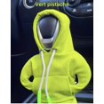 thumbnail image 1 of Shifter knob hoodie cover car gear shift lever hooded clothes cover-Green, 1 of 1