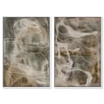 thumbnail image 1 of Shiftin Strata Set Canvas Set of 2 Boho Abstract Art by Art Remedy, White Frame, 16 x 24, 1 of 6