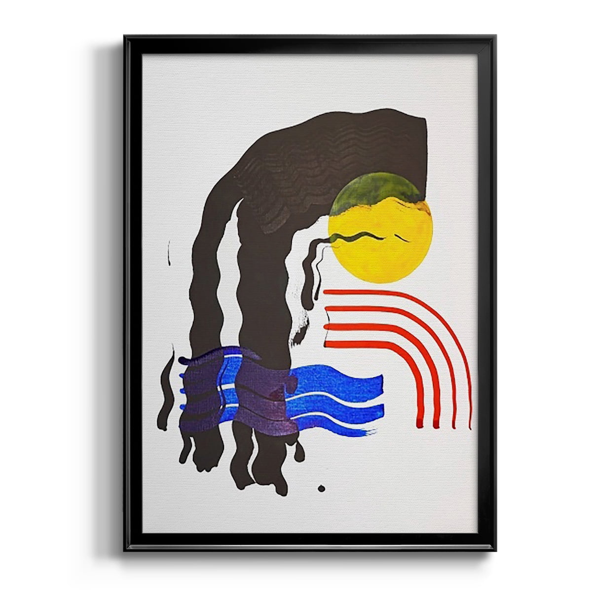 Shifting I Premium Framed Print, in Gold, Black, or Silver - Ready to Hang