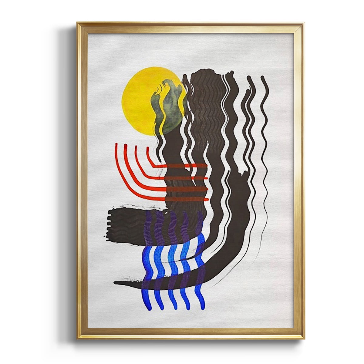 Shifting II Premium Framed Print, in Gold, Black, or Silver - Ready to Hang