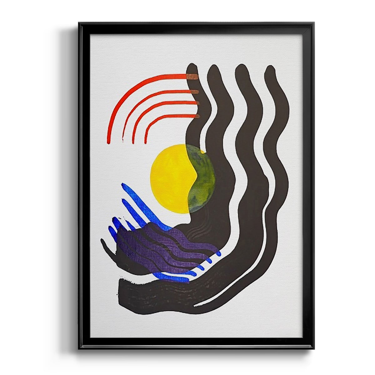 Shifting III Premium Framed Print, in Gold, Black, or Silver - Ready to Hang