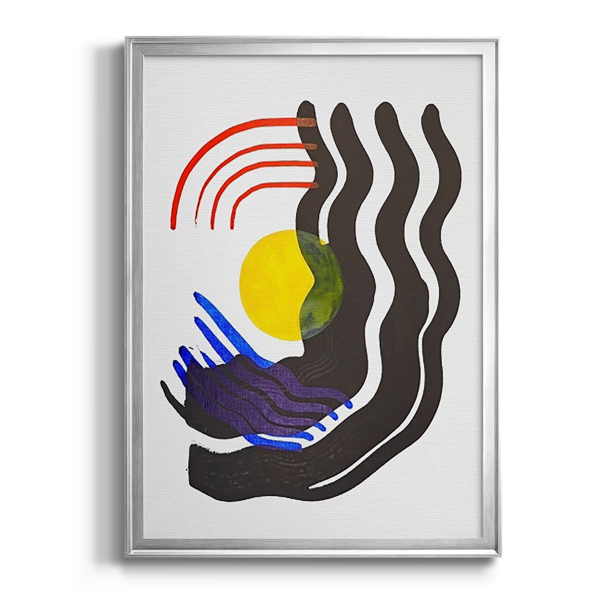 Shifting III Premium Framed Print, in Gold, Black, or Silver - Ready to Hang