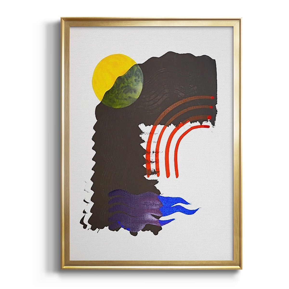Shifting IV Premium Framed Print, in Gold, Black, or Silver - Ready to Hang
