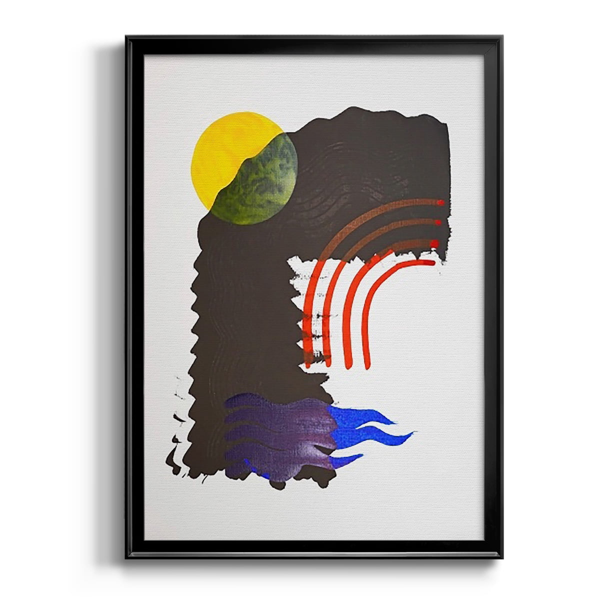 Shifting IV Premium Framed Print, in Gold, Black, or Silver - Ready to Hang