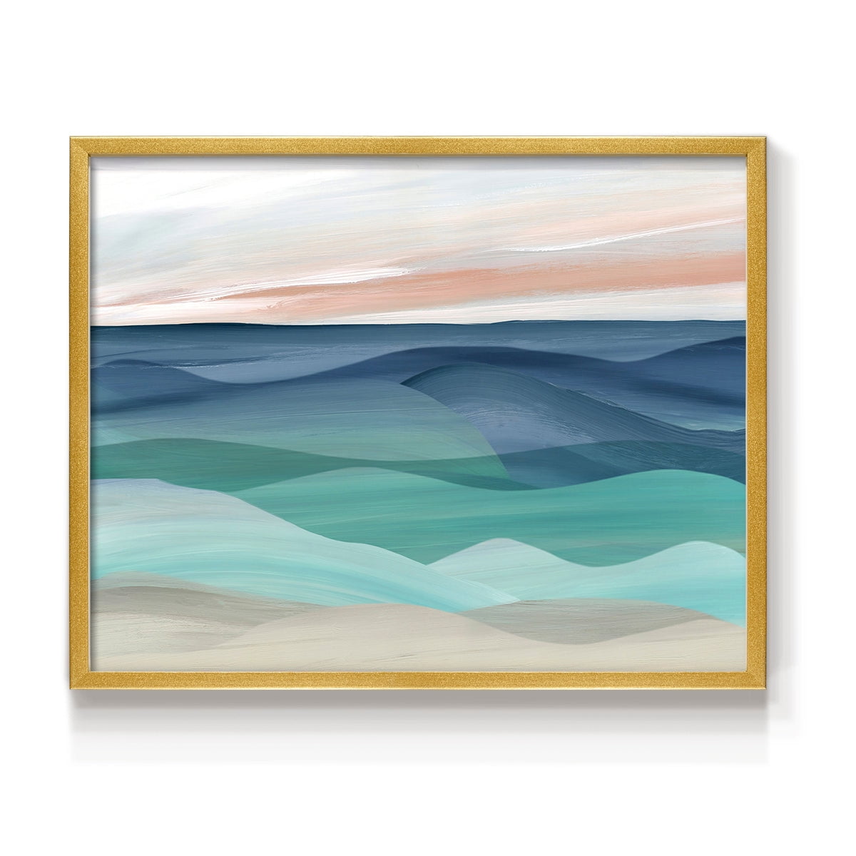 Shifting Seas by Carol Robinson - Restickable Framed Giclée Print