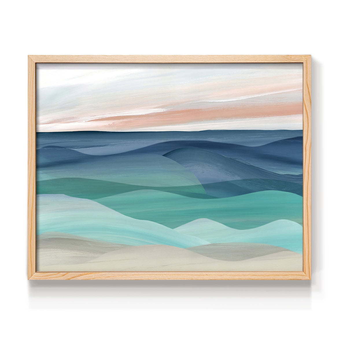 Shifting Seas by Carol Robinson - Restickable Framed Giclée Print
