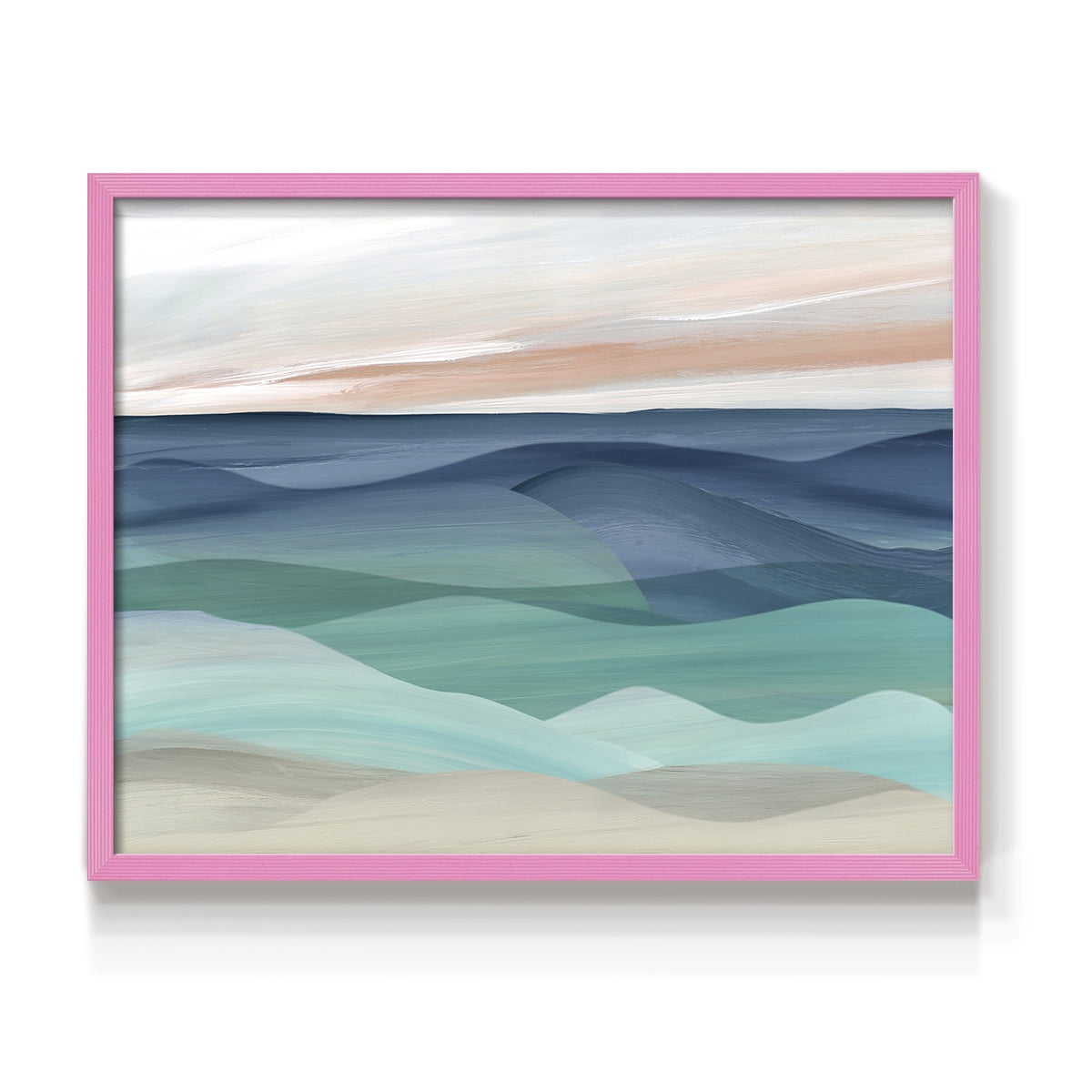 Shifting Seas by Carol Robinson - Restickable Framed Giclée Print