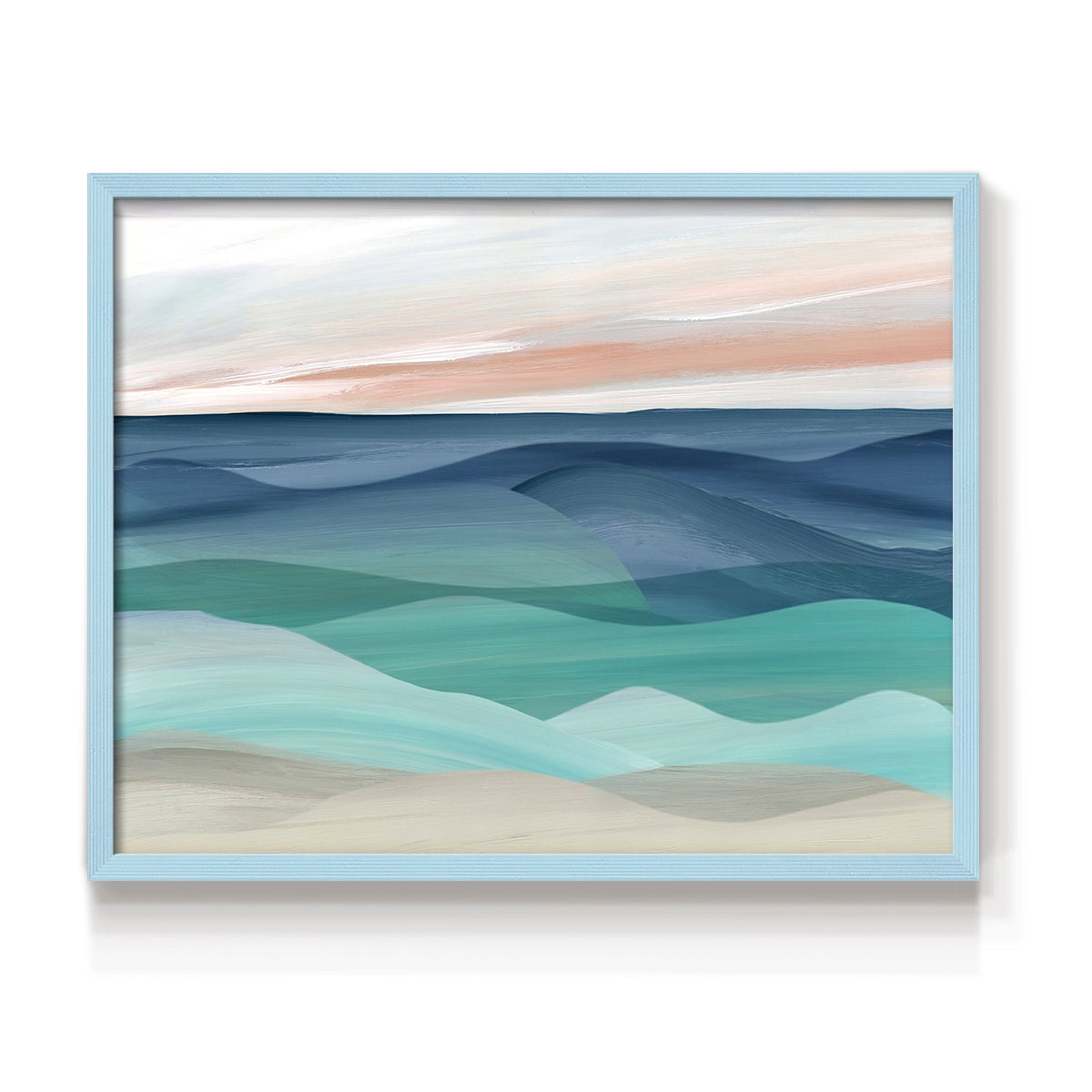 Shifting Seas by Carol Robinson - Restickable Framed Giclée Print