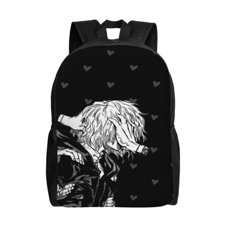 Shigaraki Tomura Backpack Aesthetic Large Capacity Laptop Bookbag College Travel Hiking School Daypack Rucksack