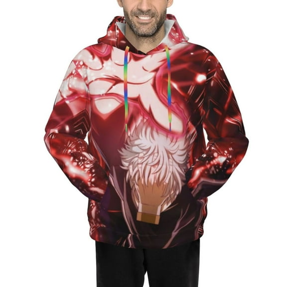 Shigaraki Tomura Men's Hoodie Novelty Pattern Adult Hooded Sweatshirts Casual Unisex Pullover for Women Youth