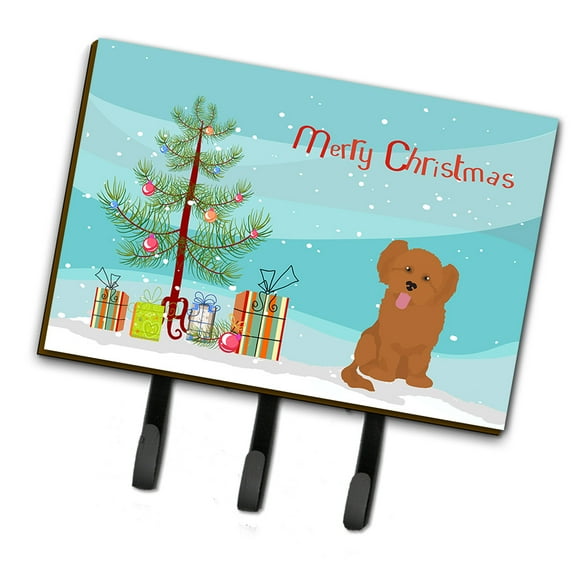 Shih Poo #3 Christmas Tree Leash or Key Holder