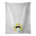 thumbnail image 1 of Shih-Tzu Black and White #4 Easter White Kitchen Towel Set of 2 19 in x 28 in, 1 of 3