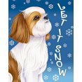 thumbnail image 1 of Shih Tzu Brown - Best of Breed Let It Snow Garden Flag, 1 of 1