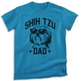 thumbnail image 1 of Shih Tzu Dad, Unisex Men's Shirt, Shih Tzu Owner, Funny Dog Dad Gift, Heather Blue, Small, 1 of 6