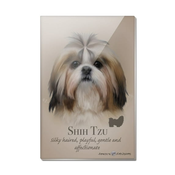 Shih Tzu Dog Breed Rectangle Acrylic Fridge Refrigerator Magnet