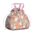 thumbnail image 1 of Shih Tzu Dog and Floral Drawstring Lunch Bag Women - Drawstring Lunch Bag Insulated for Work Office - Stain-Resistant Large Lunchbags for Women with Multi-Pockets, 1 of 6