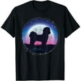 thumbnail image 1 of Shih Tzu Dog Retro T-Shirt men and women can wear, black, white, gifts, 1 of 4