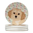 thumbnail image 1 of Shih-Tzu Gold #1 Christmas Large Sandstone Coasters Pack of 4 4 in x 4 in, 1 of 3