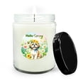 thumbnail image 1 of Shih Tzu Hello Spring Time Flower Floral Nature Soy Wax Candle Lion Dog Lover Gifts 16oz White Vanilla Candle - 02031, 1 of 5