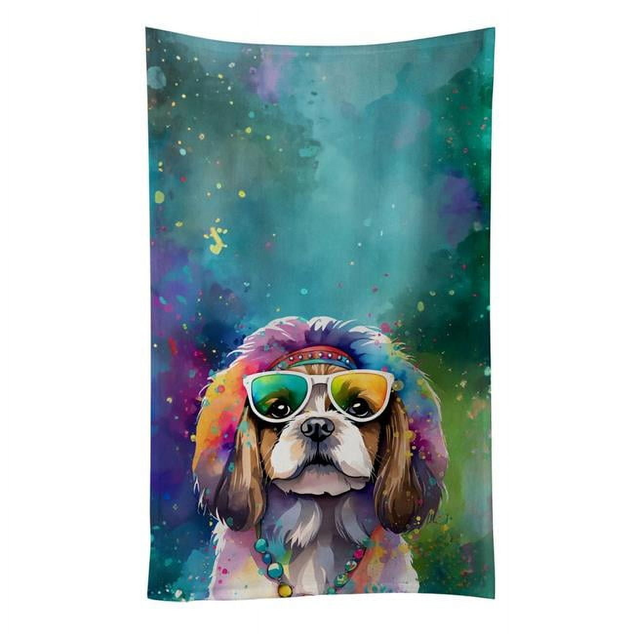 Caroline's Treasures Drapeau Shih Tzu SS8034GF - Taille S