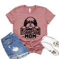 thumbnail image 1 of Shih Tzu Mom T-shirt Dog Mom Tshirt Paw Breed Shirt Fur Mama Tee Women's Doggy Gift Animal Rescue Shirts, 1 of 3