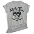 thumbnail image 1 of Shih Tzu Mom, Unisex Women's Shirt, Shih Tzu Owner, Funny Dog Mom Gift, Heather Gray, XX-Large, 1 of 6