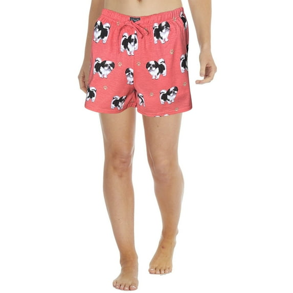Shih Tzu Pajama Shorts Women - Super Soft and Comfortable - Perfect for Shih Tzu Gifts - Womens Lounge Shorts