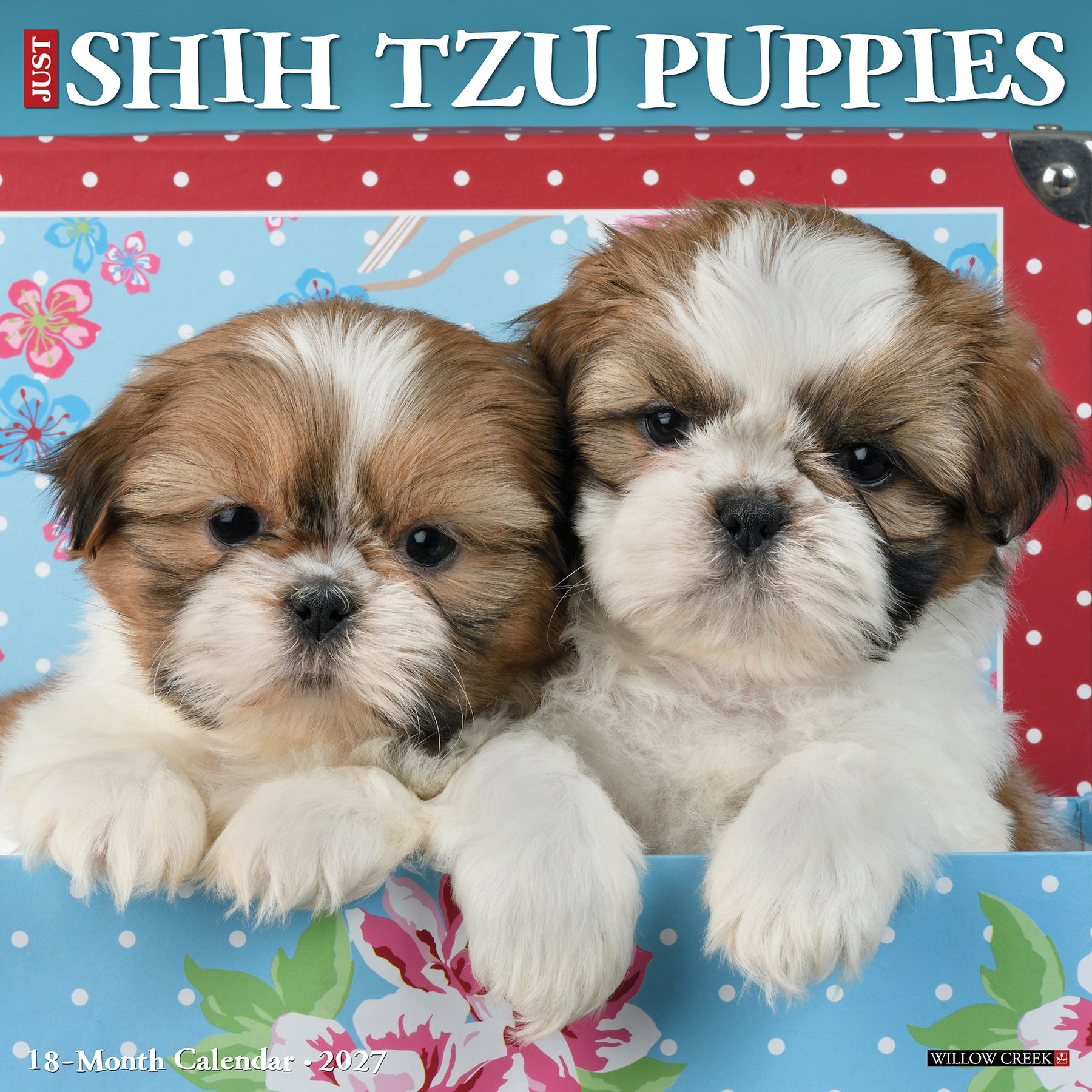 Willow Creek Press, Shih Tzu Puppies 2027 Wall Calendar