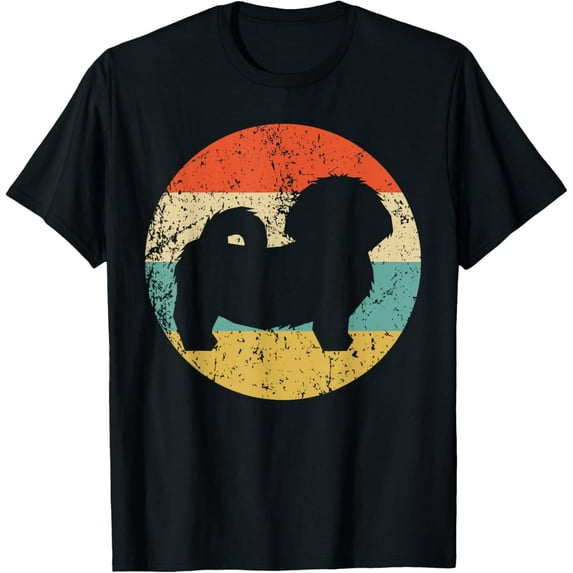Shih Tzu Shirt - Vintage Retro Shih Tzu Dog T-Shirt T-Shirt men and women can wear, black, white, gifts
