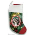 thumbnail image 1 of Shih Tzu Silver - Best of Breed Christmas Stocking 13.5" Red Gaming Cloth with Red Lining ,Plush White Cuff, 1 of 1