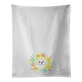thumbnail image 1 of Shih-Tzu Silver and White #1 Easter White Kitchen Towel Set of 2 19 in x 28 in, 1 of 3
