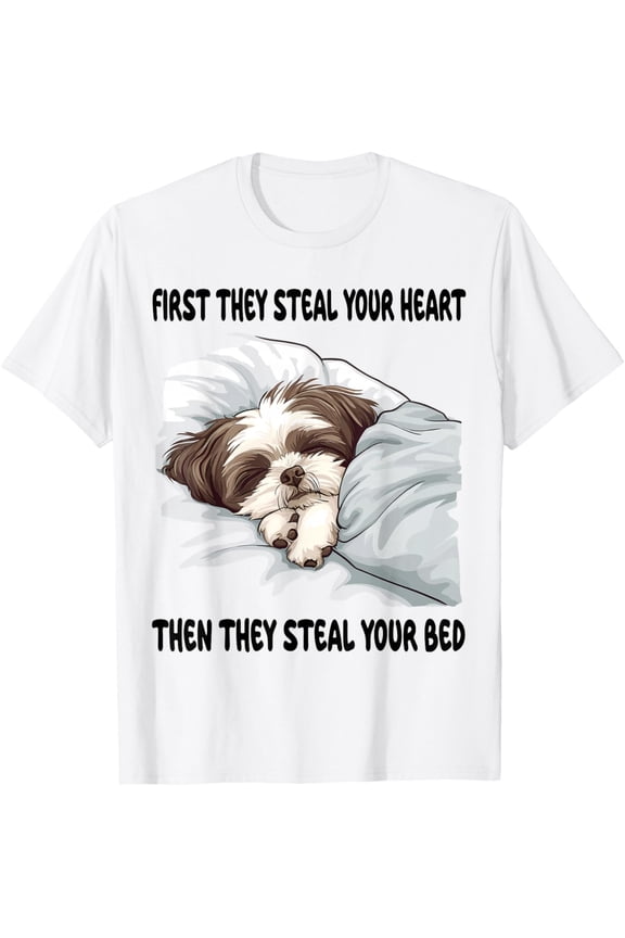 Shih Tzu Sleeping Graphic Men Women T-Shirt