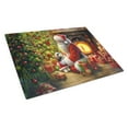 thumbnail image 1 of Shih Tzu and Santa Claus Glass Cutting Board 12 in x 15 in, 1 of 5