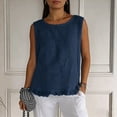 thumbnail image 1 of Shihyeh Linen Shirts for Women Linen Tank Tops for Women Linen Tops for Women Clothes for Women Summer, 1 of 9