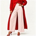 thumbnail image 1 of Shihyeh Women's Wide-Leg High-Waist Pants Front Seam Pocket Tailored Dressy, 1 of 6