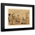 thumbnail image 1 of Shiichi Tajima 14x12 Black Modern Framed Museum Art Print Titled - Masterpieces Selected from the Ukiyoyé School, Pl.06 (1906), 1 of 5