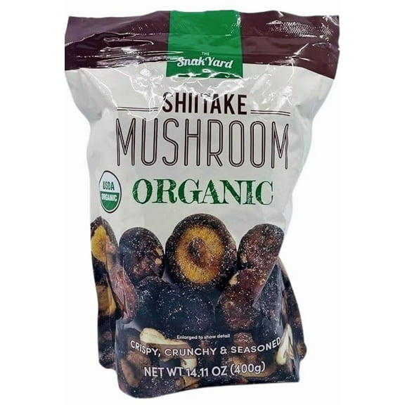 Shiitake Mushroom Organic Crisps, 14.11 Ounces, Resealable Bag