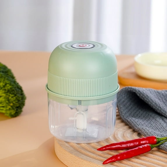 Shijinpojj Mini Electric Garlic Chopper USB Meat Grinder Garlic Masher Machine Sturdy Durable Crushed Ginger Vegetable Crusher Kitchenware