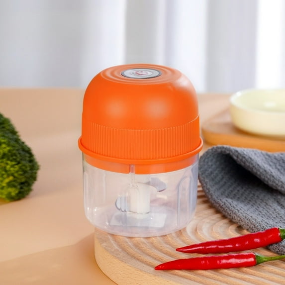 Shijinpojj Mini Electric Garlic Chopper USB Meat Grinder Garlic Masher Machine Sturdy Durable Crushed Ginger Vegetable Crusher Kitchenware