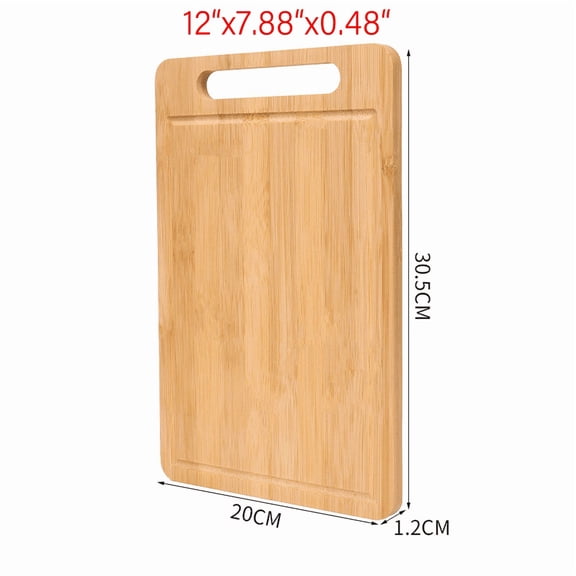 Shijinpojj Wooden Cutting Board Kitchen Cutting Board For Meat Totally Bamboo Food Cutting Table Thickened Fruit Vegetables Chopping Panel