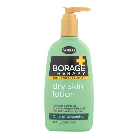 Shikai Borage Therapy Dry Skin Lotion Unscented - 8 Fl Oz - Pack of 3