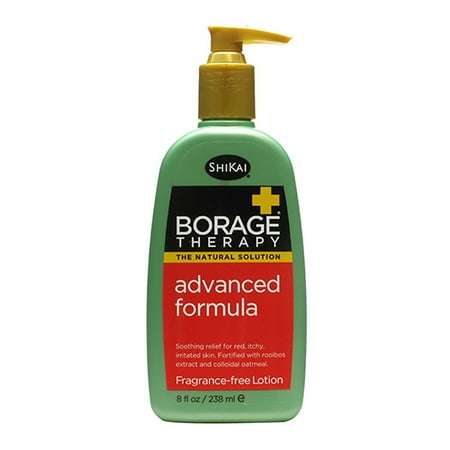 Shikai Borage Therapy Fragrance Free Advanced Formula Dry Skin Lotion, 8 oz