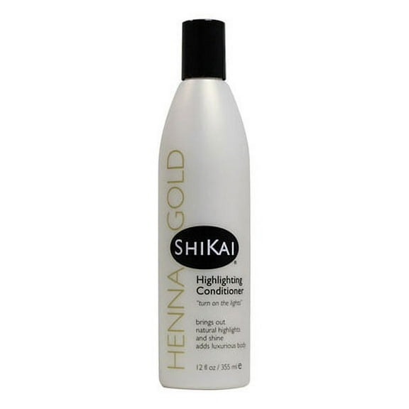 Shikai Henna Gold Highlighting Hair Conditioner - 12 Oz, 3 Pack