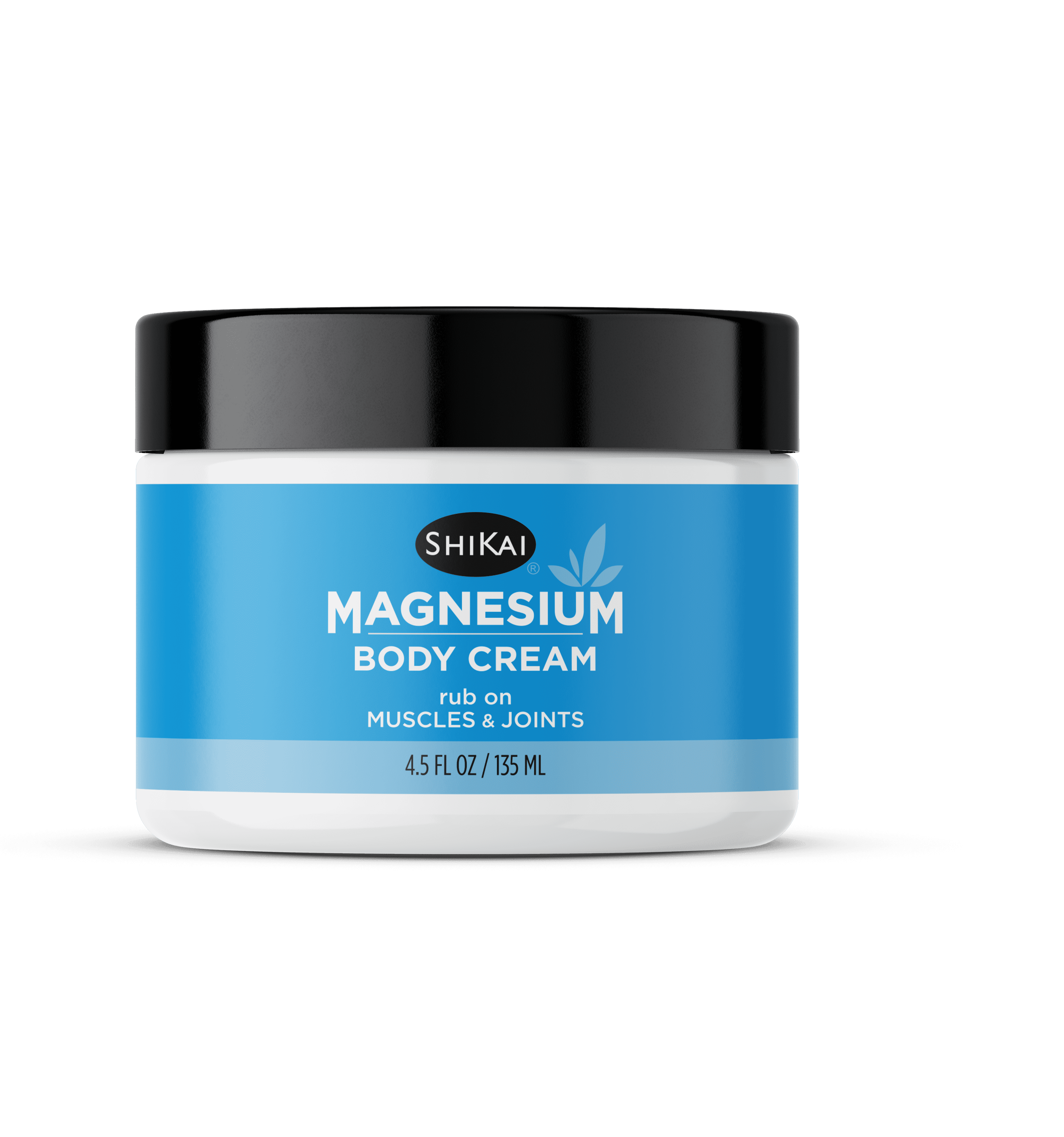 ShiKai Magnesium Body Cream (4.5 oz) | Fragrance-Free Hydrating Lotion with Zechstein Magnesium, Shea Butter & Botanical Oils | Muscle Care & Skin Moisturizer