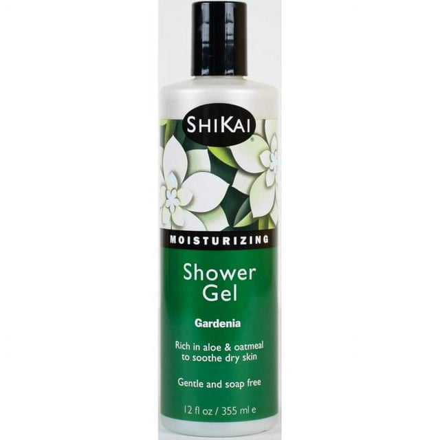 Shikai Moisturizing Shower Gel-Gardenia 12 oz Gel