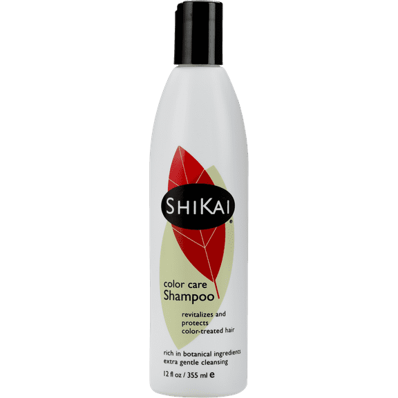 ShiKai Color Care Shampoo (12 oz) | Gentle, Soap-Free Cleanser for Color-Treated Hair | UV Protection & Botanical Formula for Lasting Shine