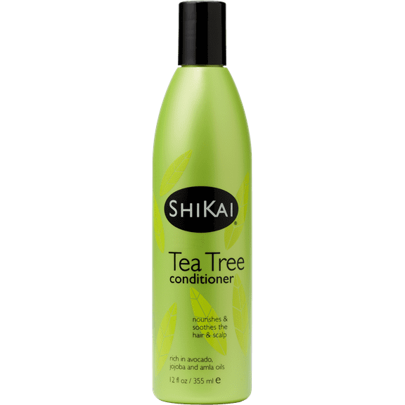 ShiKai Tea Tree Conditioner (12 oz) | Soothing Peppermint & Tea Tree Formula | Hydrating & Revitalizing | For Healthy, Manageable Hair